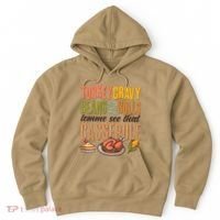 Funny Thanksgiving Turkey Gravy Bean And Rolls Lemme See That Casserole Hoodie thumb 0