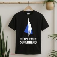 Funny Type Two Superhero T2D Diabetes Awareness T-Shirt thumb 2