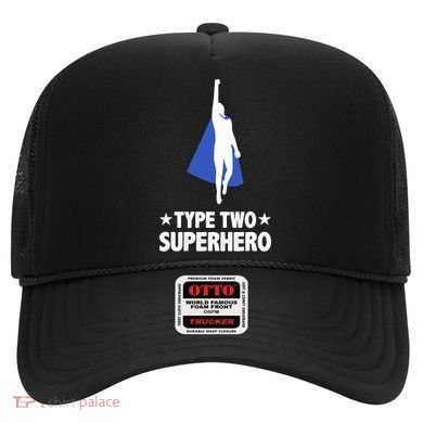 Funny Type Two Superhero T2D Diabetes Awareness Hat