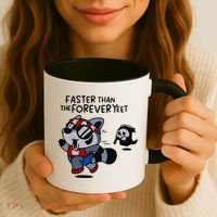 Faster Than The Forever Yeet Run Away Faster Coffee Mug thumb 3