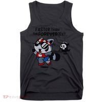 Faster Than The Forever Yeet Run Away Faster Tank Top thumb 0