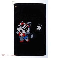 Faster Than The Forever Yeet Run Away Faster Golf Towel thumb 0