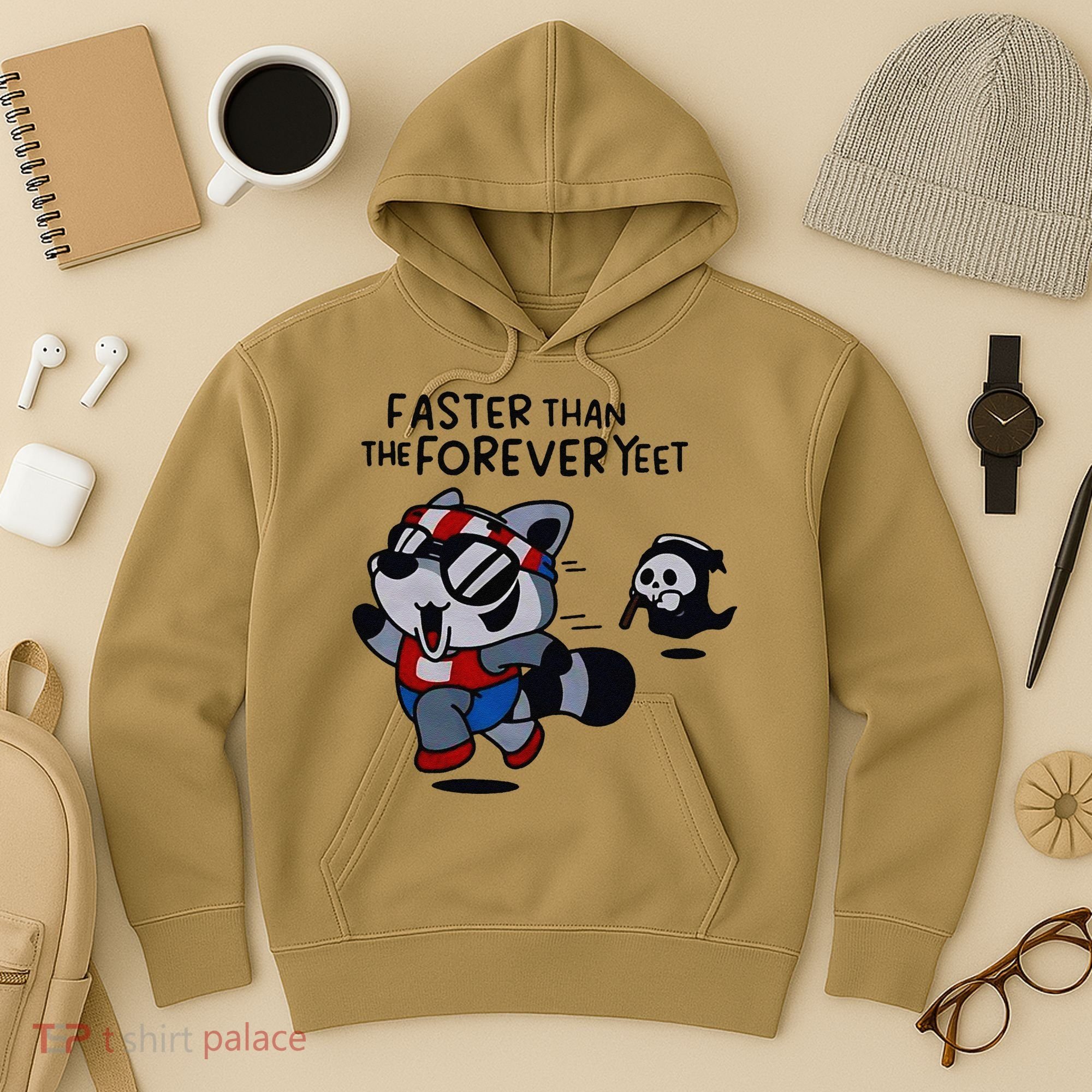 Faster Than The Forever Yeet Run Away Faster Hoodie