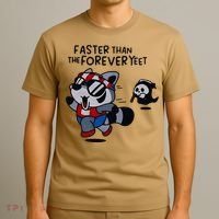Faster Than The Forever Yeet Run Away Faster T-Shirt thumb 3