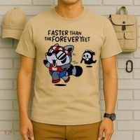 Faster Than The Forever Yeet Run Away Faster T-Shirt thumb 6