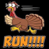 Funny Turkey Thanksgiving Family Funny Gift Trot Run! Coffee Mug thumb 5