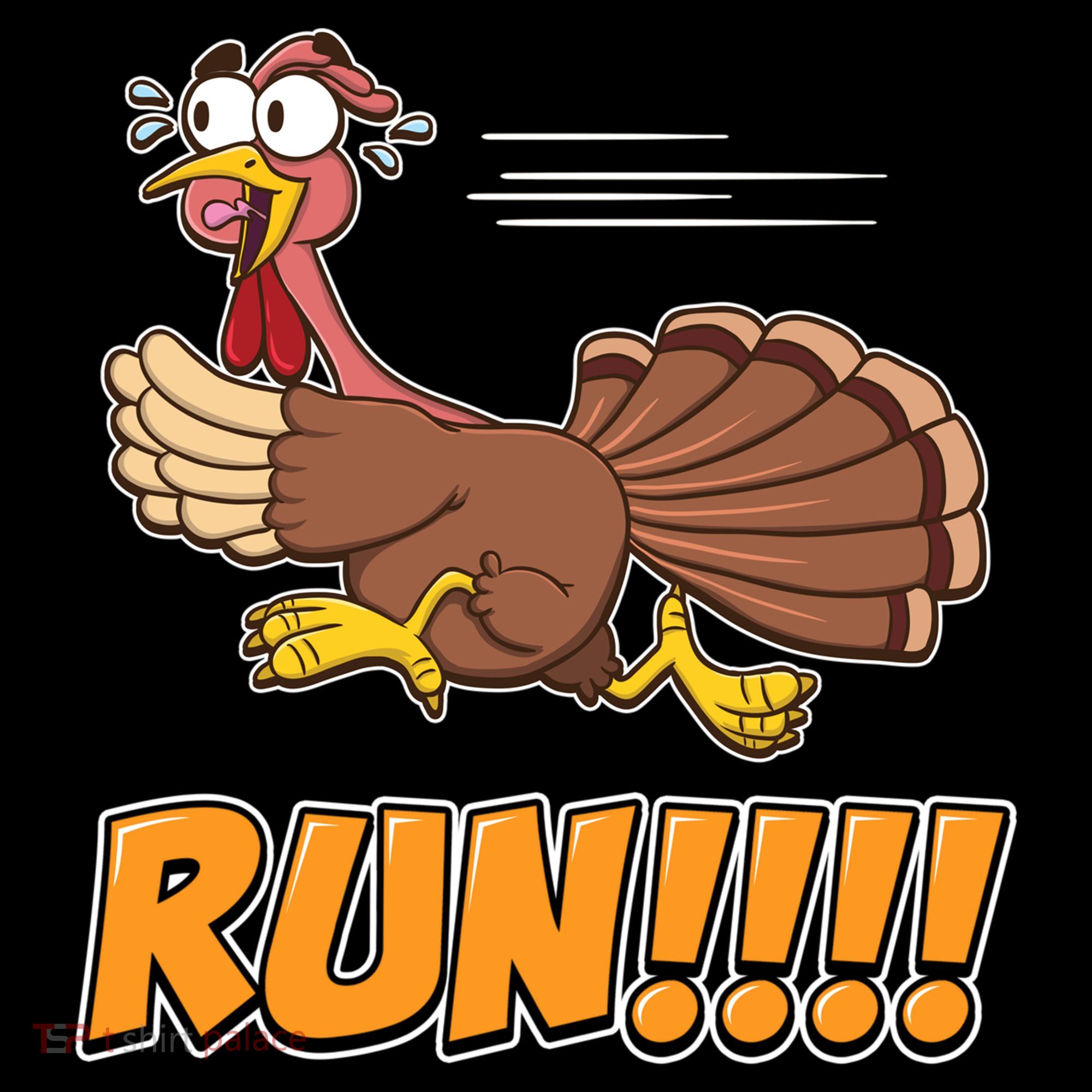Funny Turkey Thanksgiving Family Funny Gift Trot Run! Coffee Mug