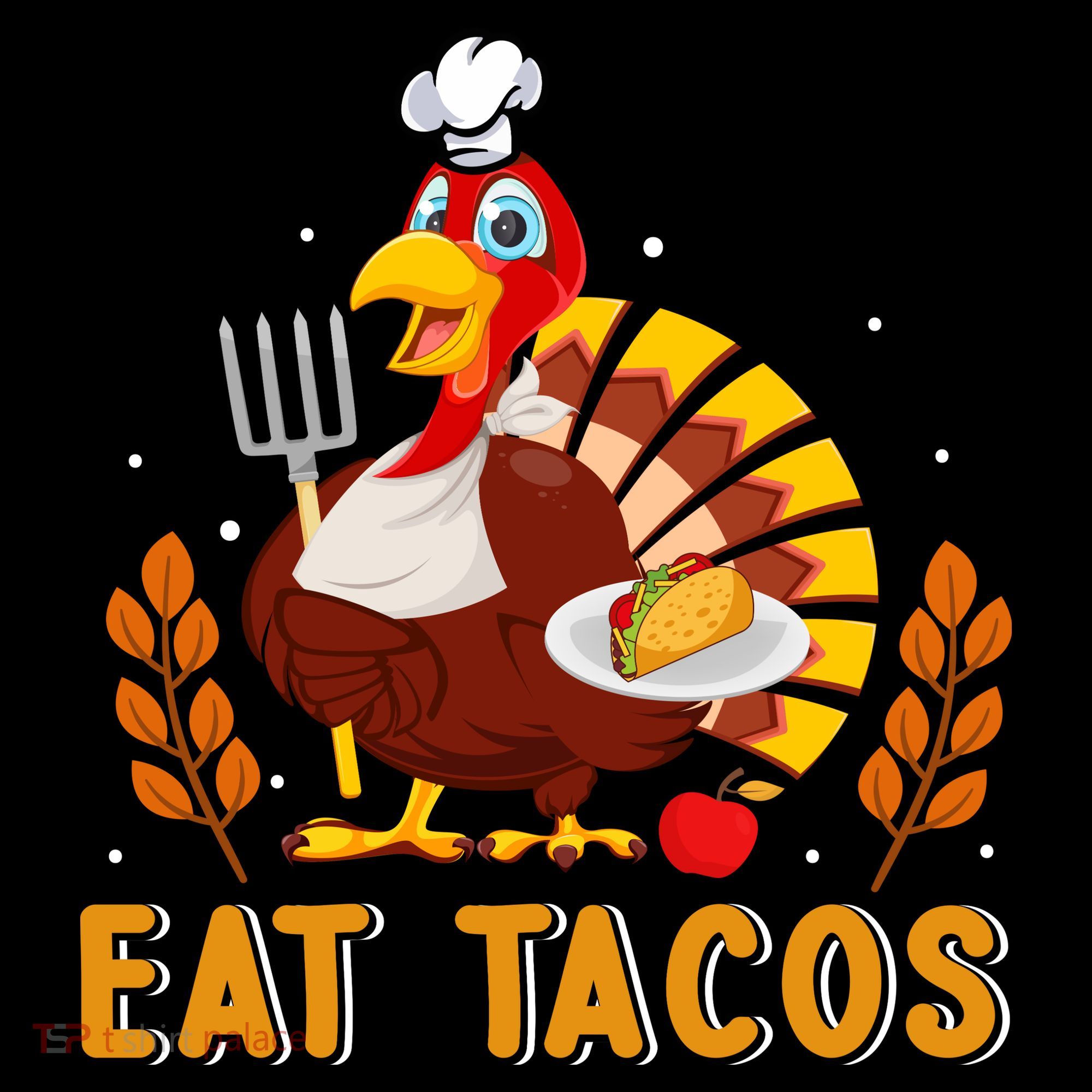 Funny Thanksgiving Turkey Eat Tacos Coffee Mug