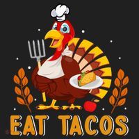 Funny Thanksgiving Turkey Eat Tacos Beanie thumb 2