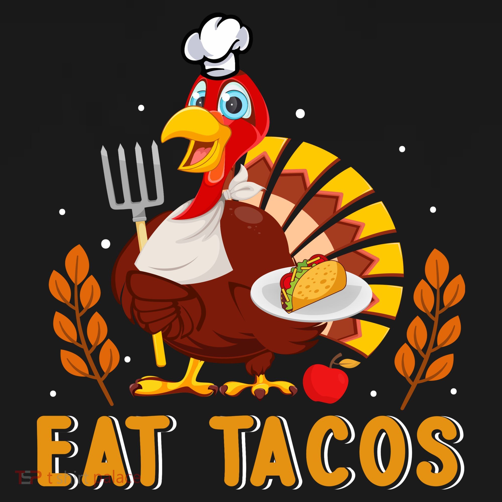 Funny Thanksgiving Turkey Eat Tacos Baby Bodysuit