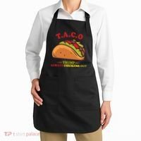Funny Taco Trump Always Chickens Out Apron thumb 2