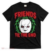 Friends Till The End Lazy Halloween Costume Horror Movie T-Shirt thumb 0