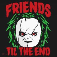 Friends Till The End Lazy Halloween Costume Horror Movie Women's Hoodie thumb 2