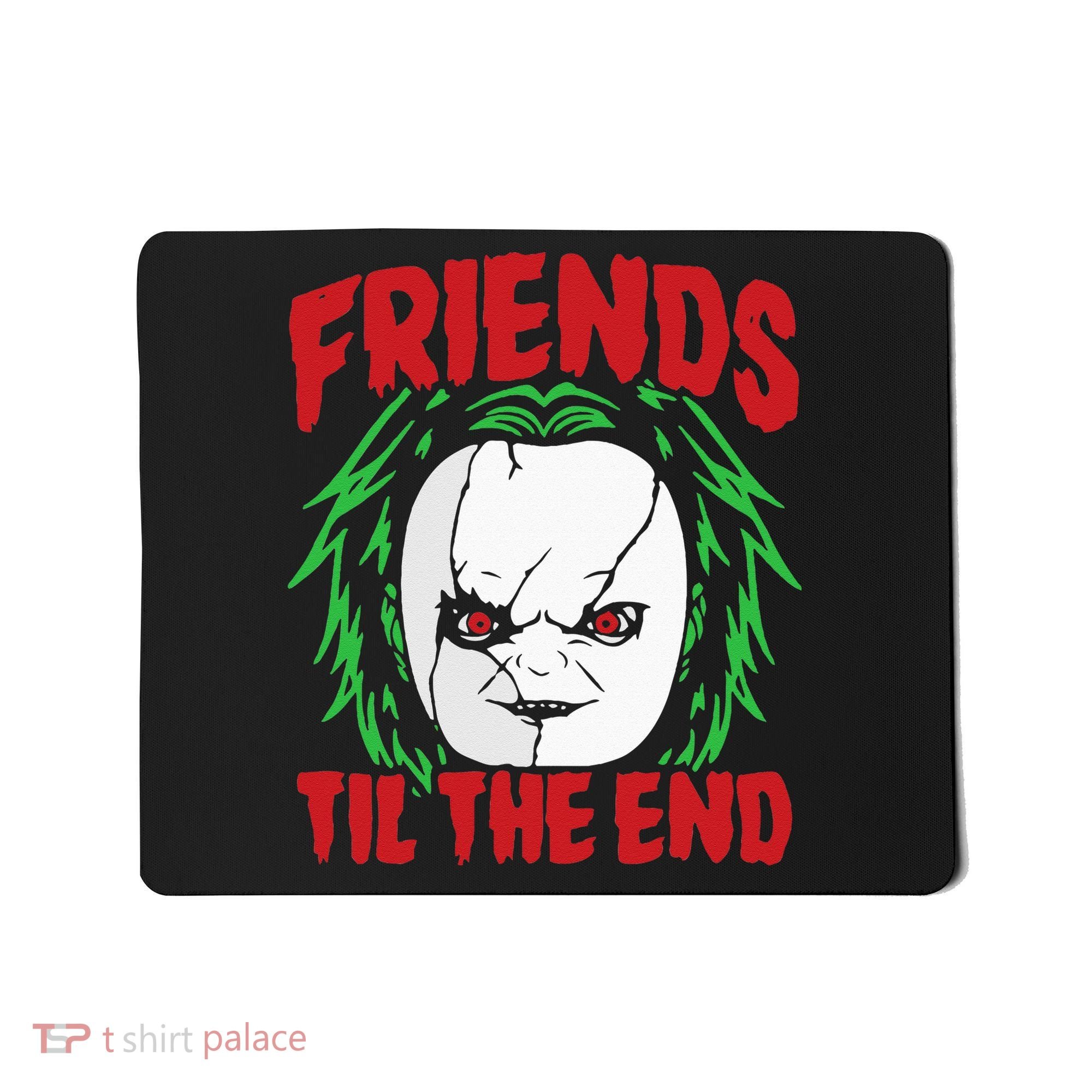 Friends Till The End Lazy Halloween Costume Horror Movie Mousepad