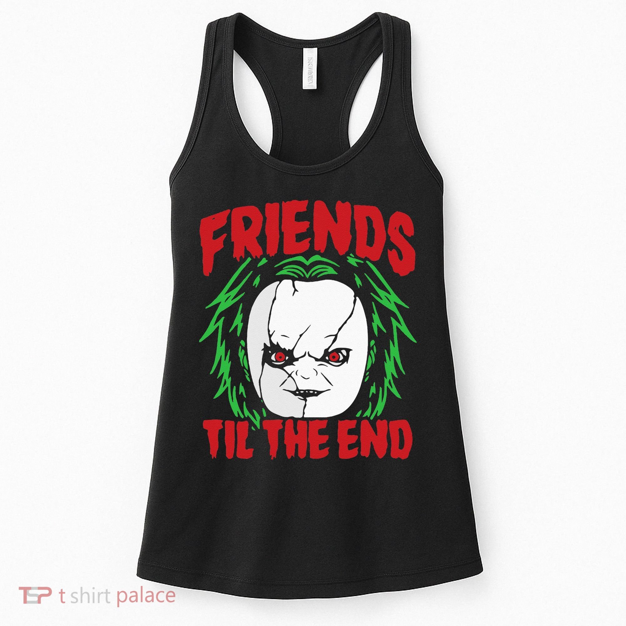 Friends Till The End Lazy Halloween Costume Horror Movie Women's Tank Top