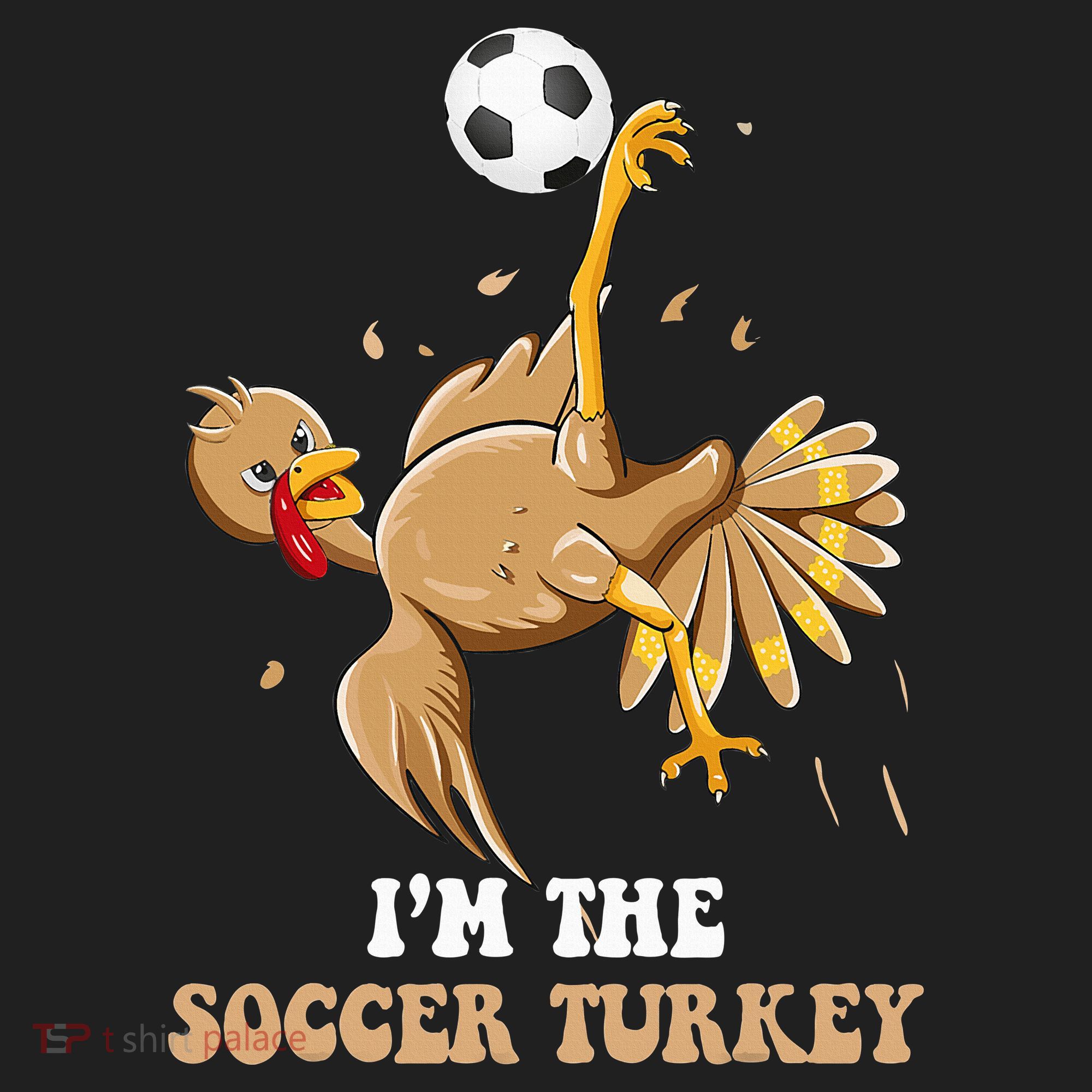 Funny Thanksgiving Turkey Soccer Women's Sweatshirt