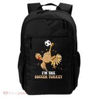 Funny Thanksgiving Turkey Soccer Backpack thumb 0