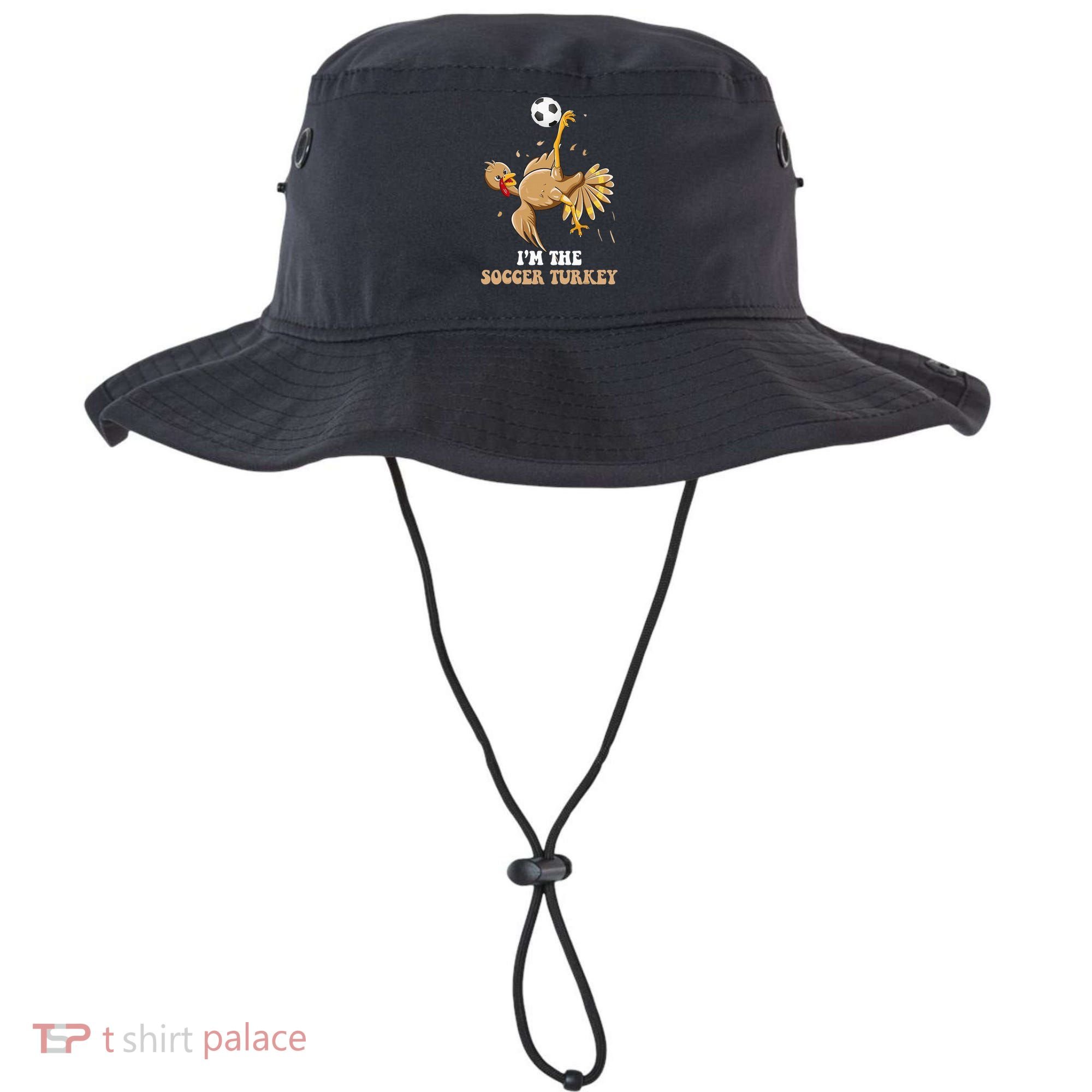 Funny Thanksgiving Turkey Soccer Bucket Hat