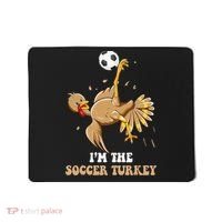Funny Thanksgiving Turkey Soccer Mousepad thumb 0