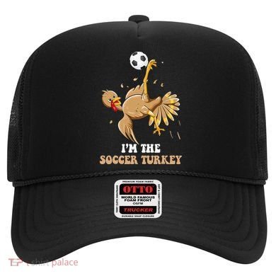 Funny Thanksgiving Turkey Soccer Hat