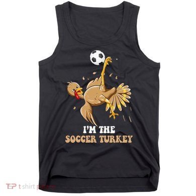Funny Thanksgiving Turkey Soccer Tank Top