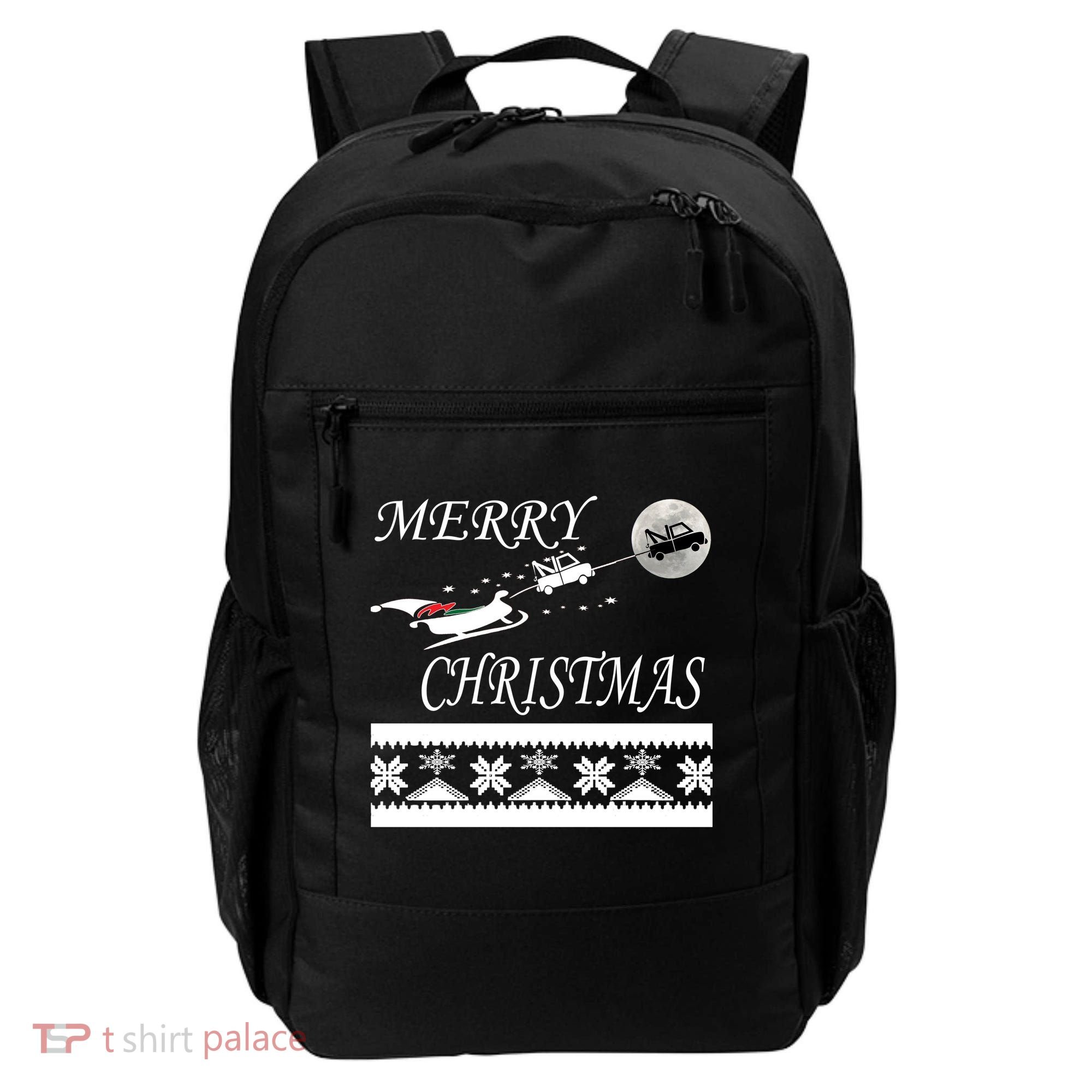 Funny Tow Truck Driver Christmas Gift Repo Backpack