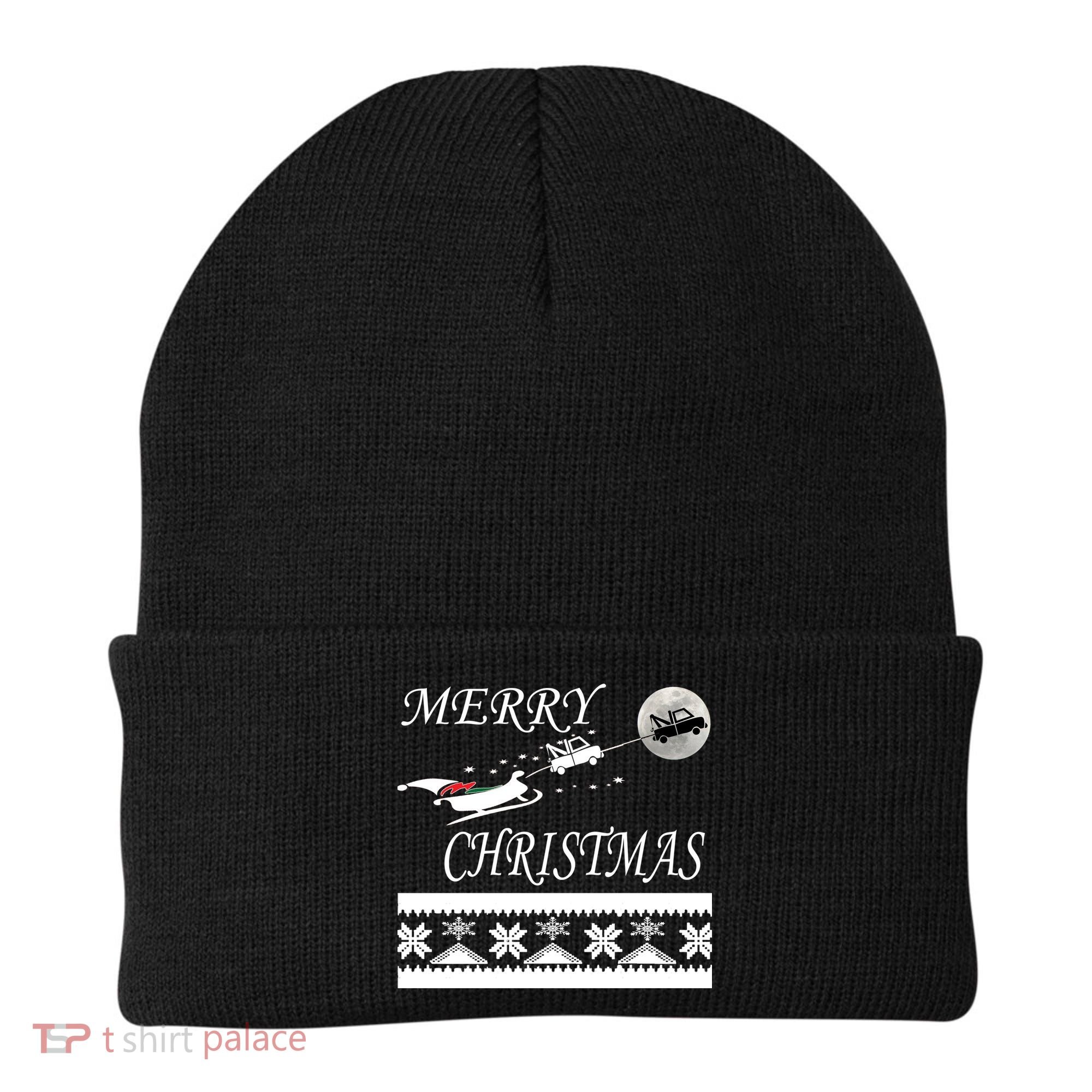 Funny Tow Truck Driver Christmas Gift Repo Beanie