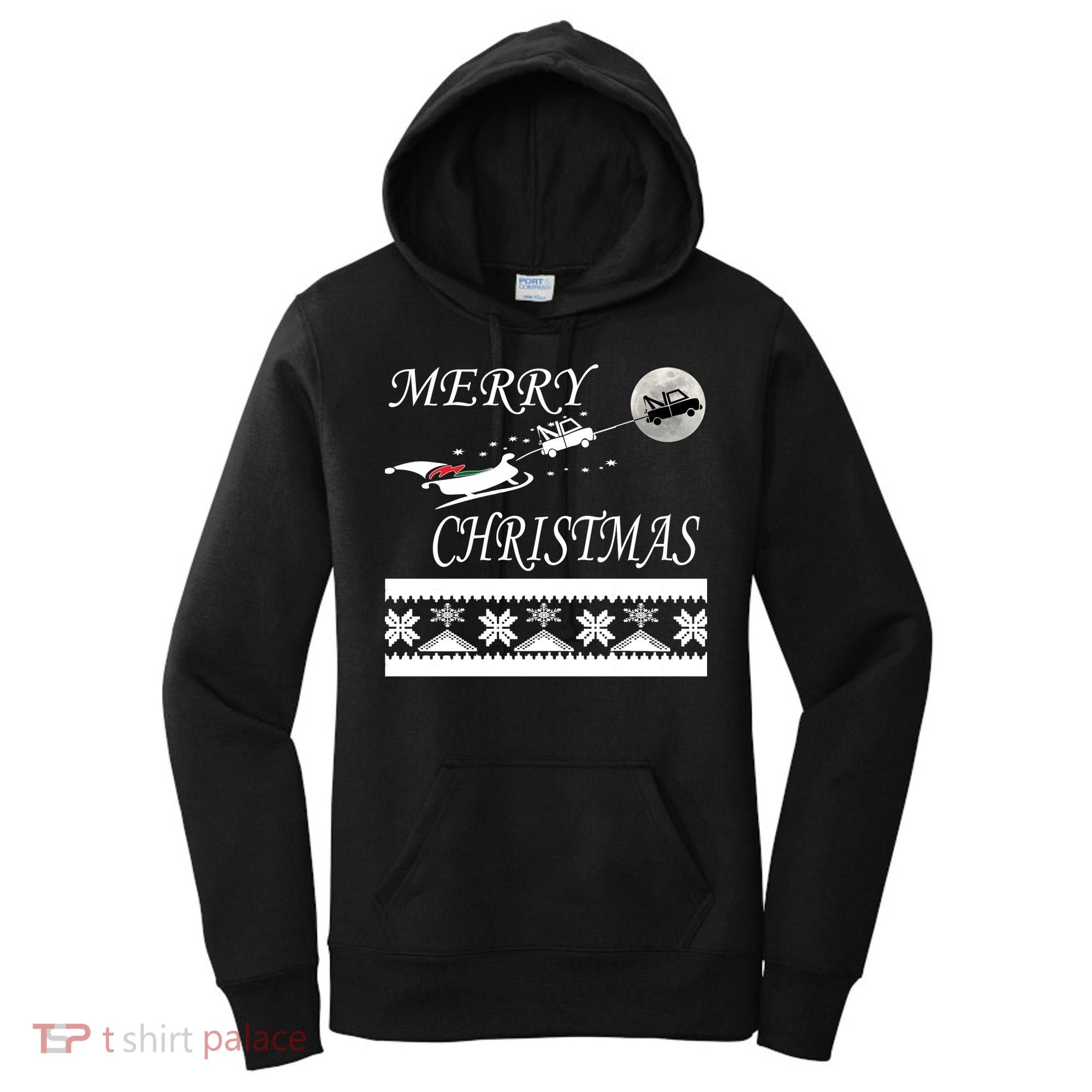 Funny Tow Truck Driver Christmas Gift Repo Women's Hoodie