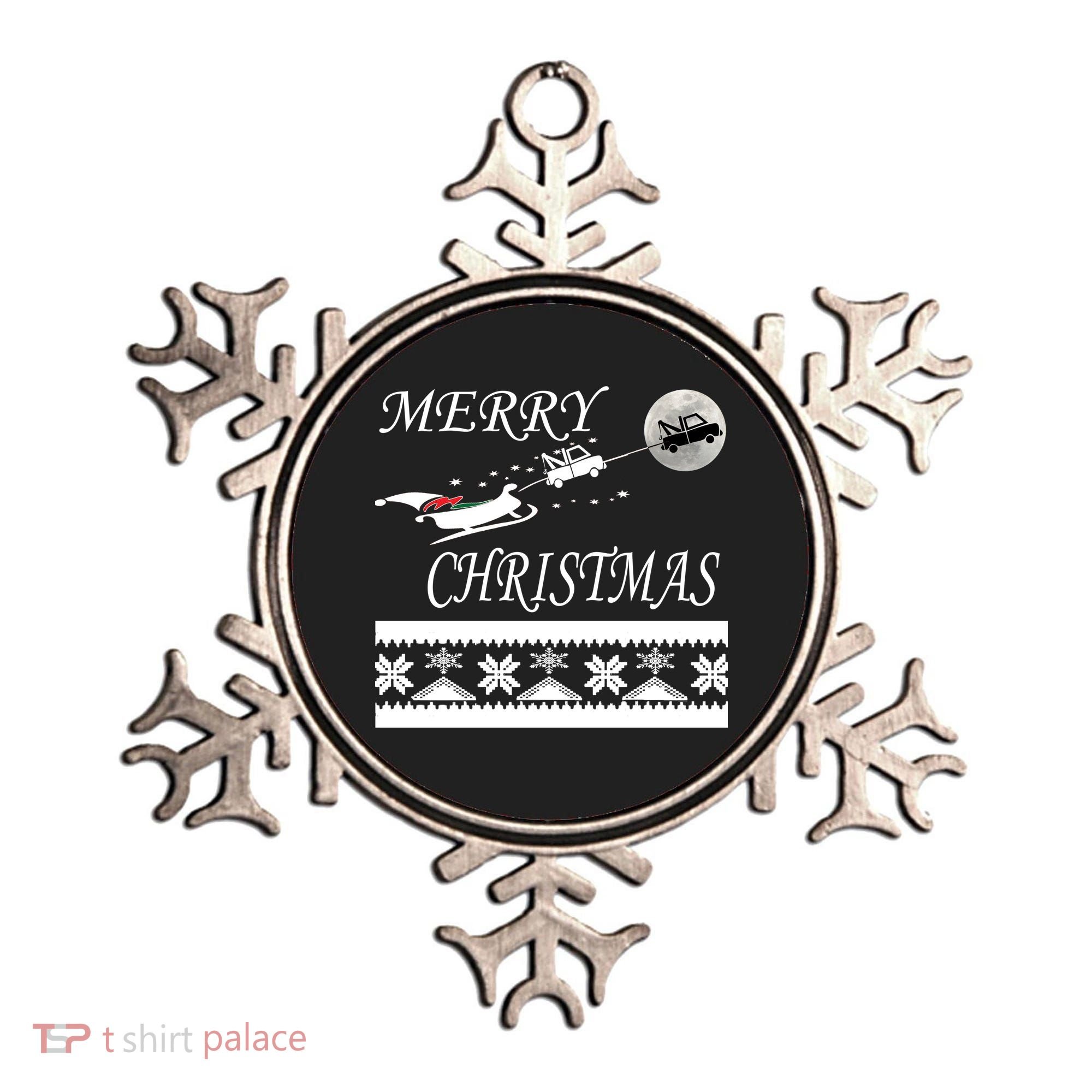 Funny Tow Truck Driver Christmas Gift Repo Ornament
