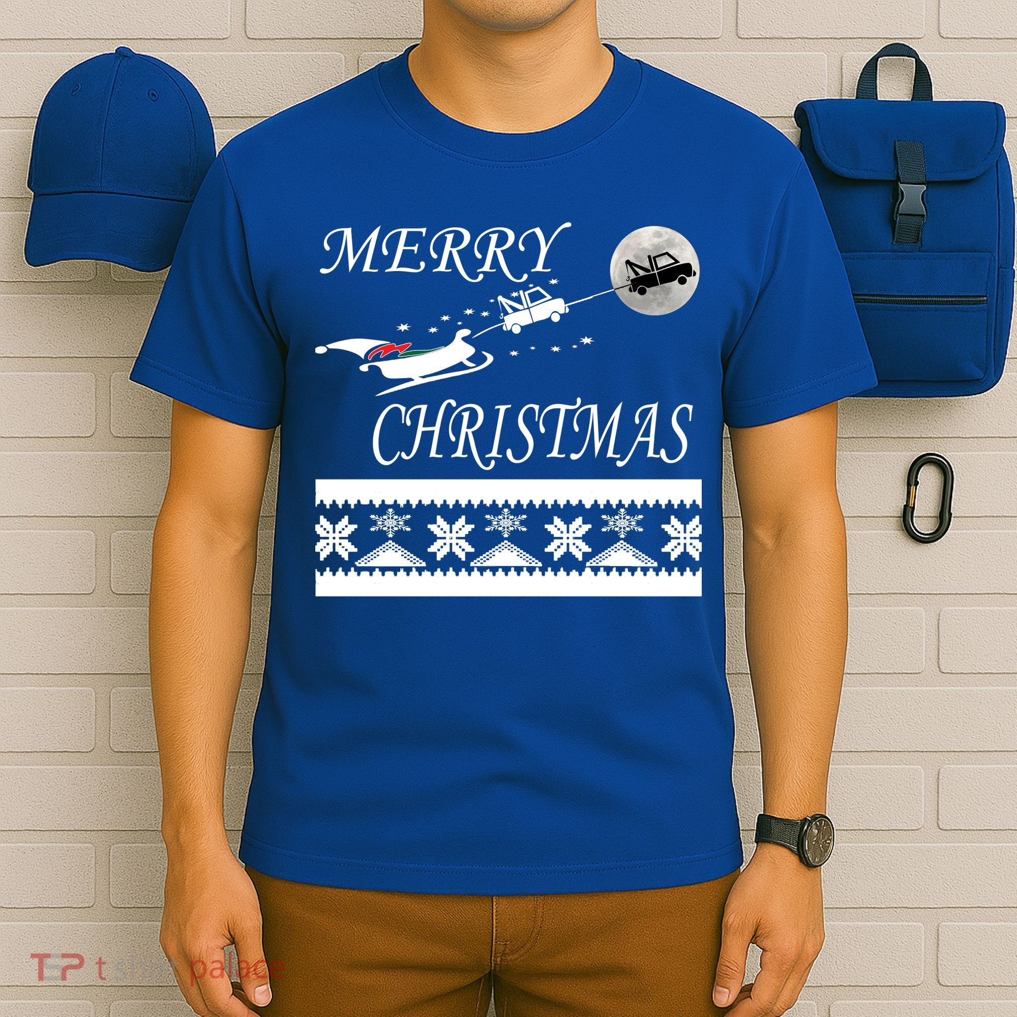 Funny Tow Truck Driver Christmas Gift Repo T-Shirt