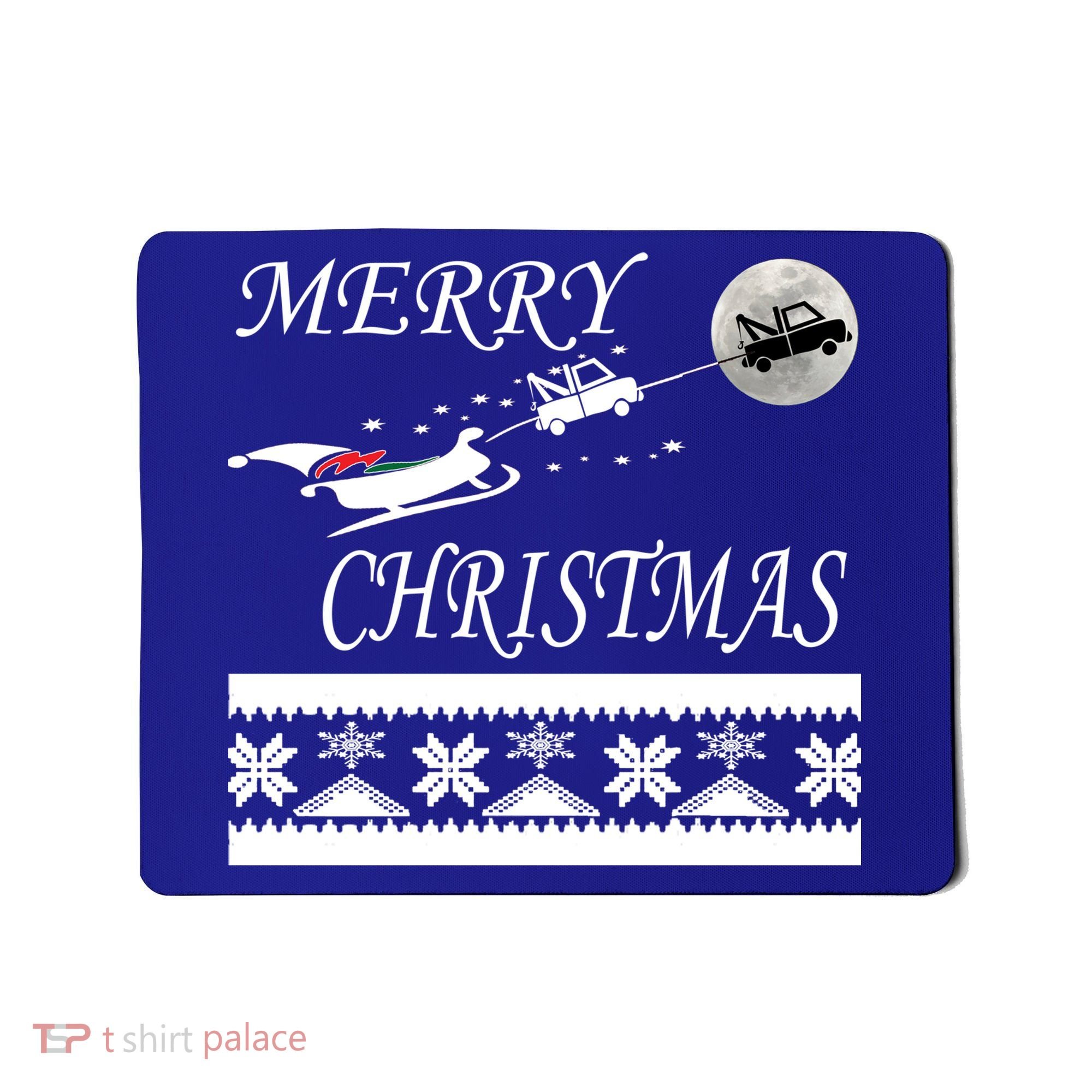 Funny Tow Truck Driver Christmas Gift Repo Mousepad