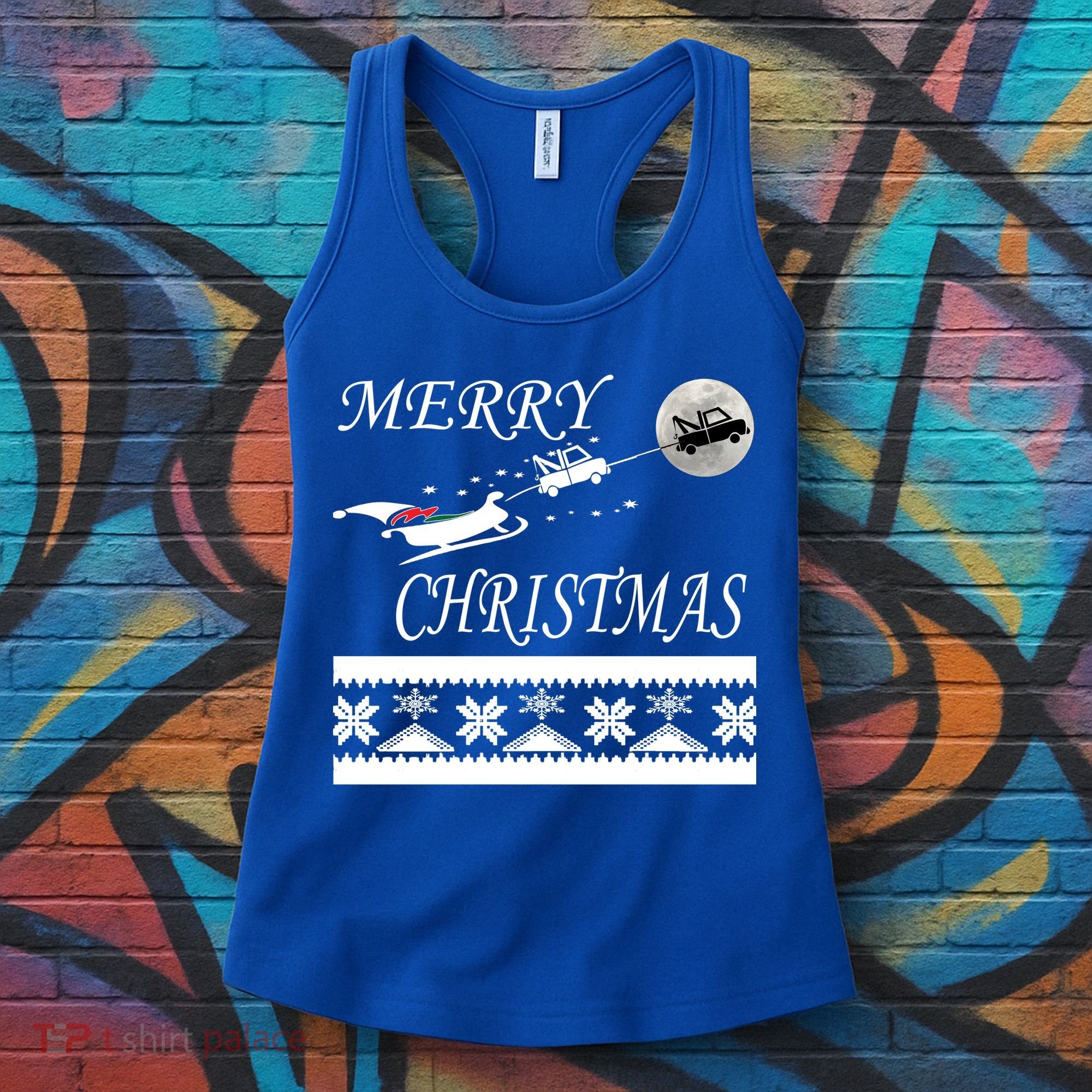 Funny Tow Truck Driver Christmas Gift Repo Women's Tank Top