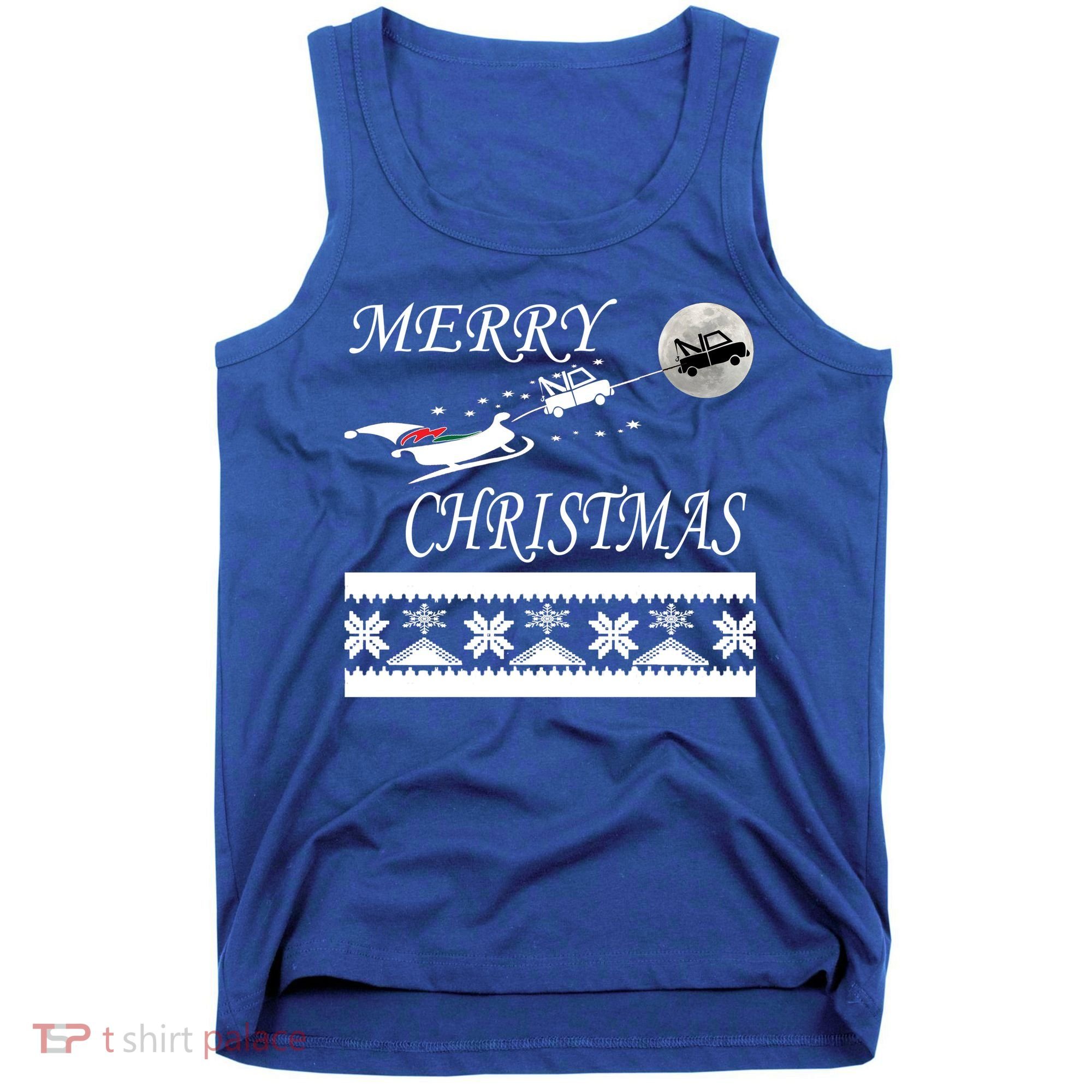 Funny Tow Truck Driver Christmas Gift Repo Tank Top