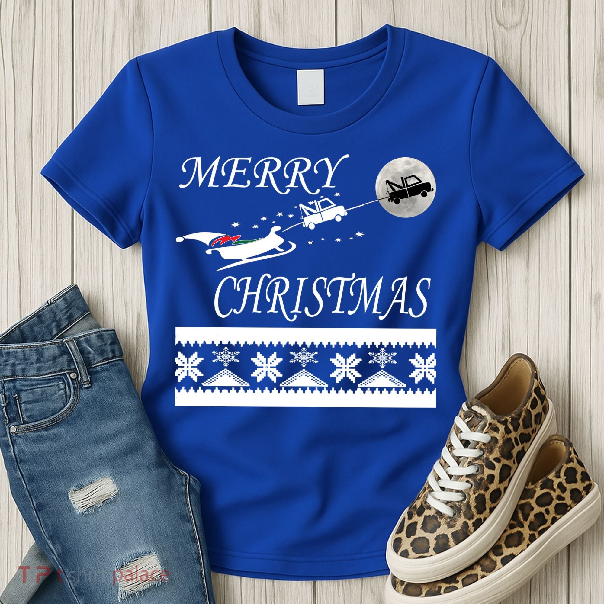 Funny Tow Truck Driver Christmas Gift Repo Women's T-Shirt