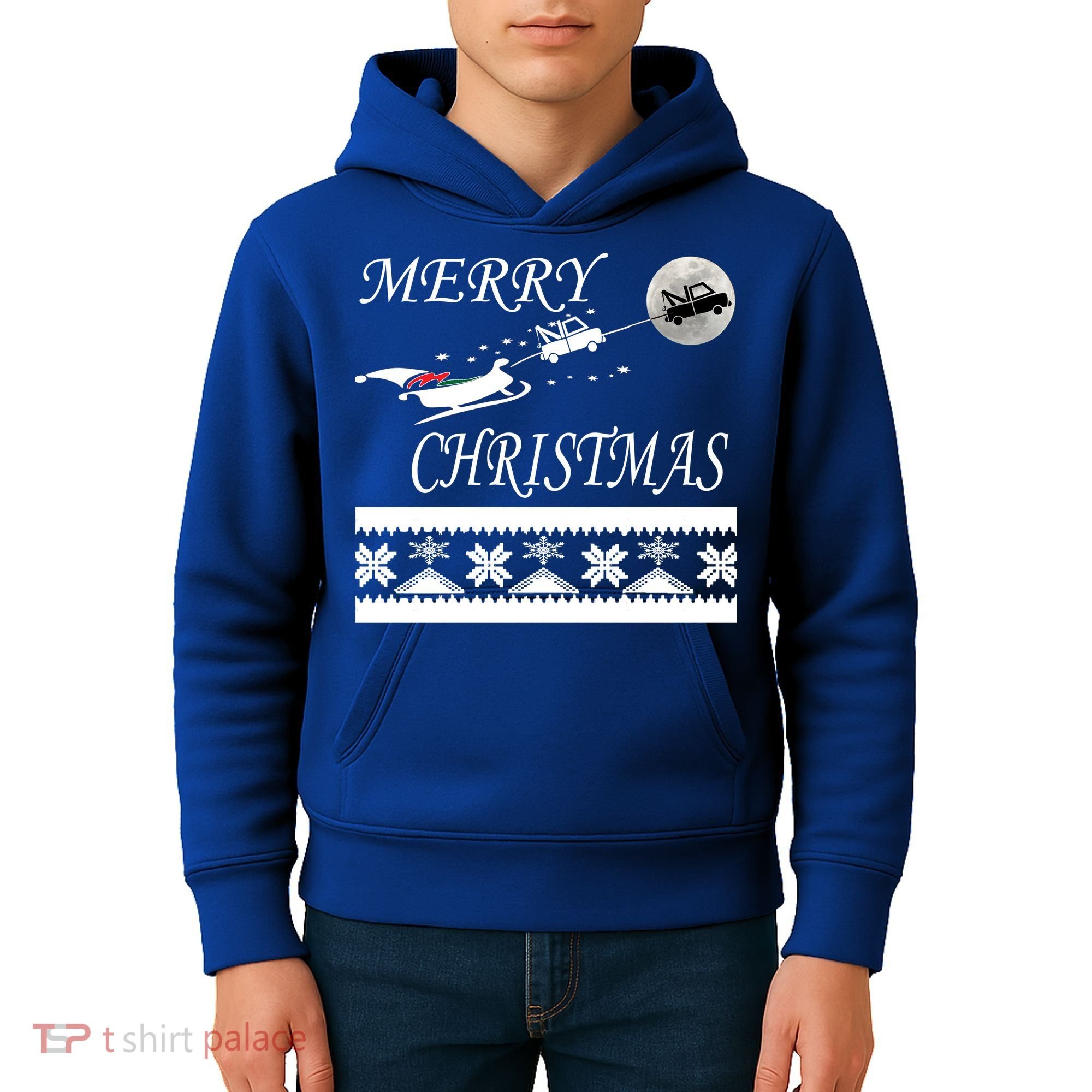 Funny Tow Truck Driver Christmas Gift Repo Kids Hoodie