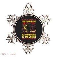Faithful To The Cheese Japanese Horror Rat Ornament thumb 0