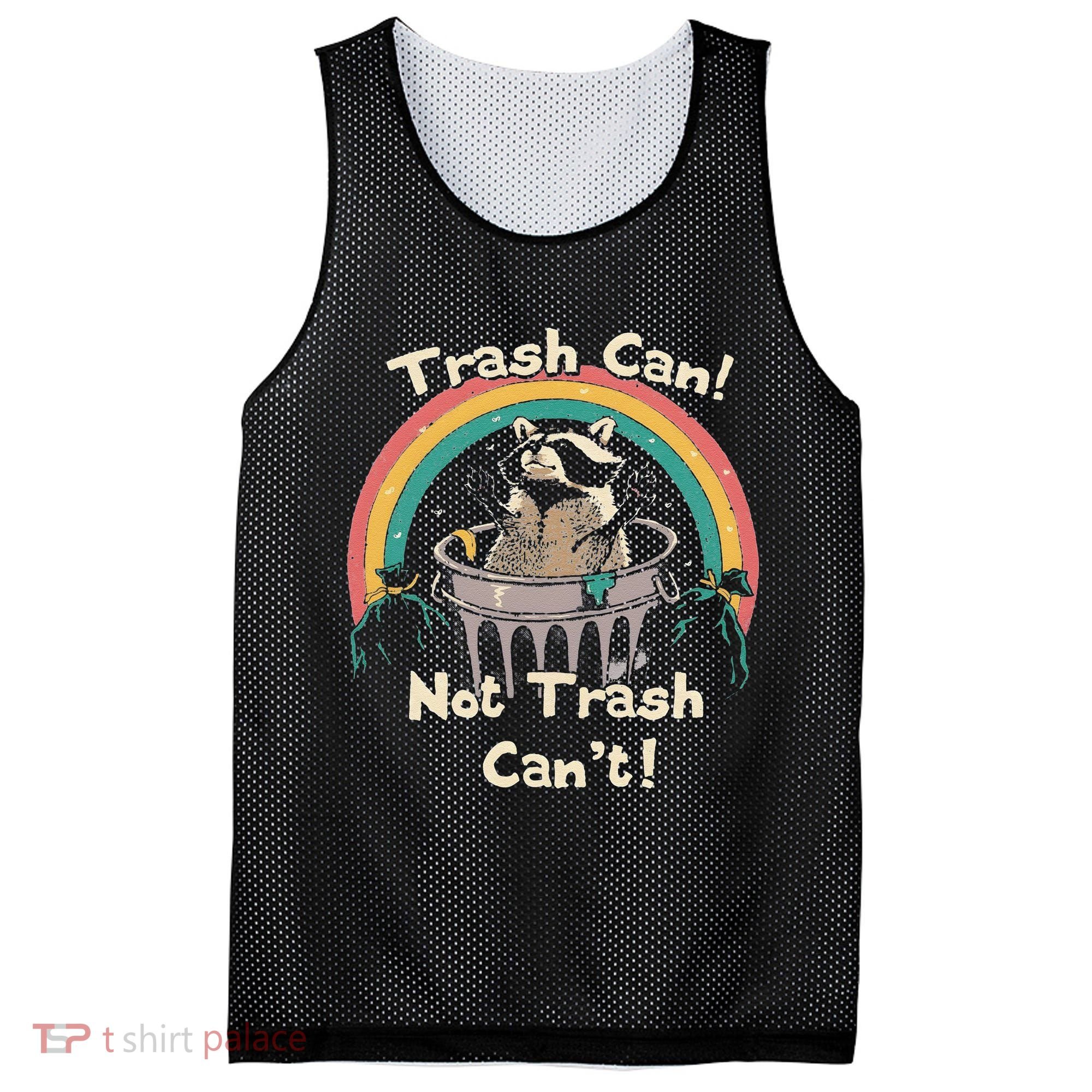 Funny Trash Talker Trash Can Not Trash Cant Mesh Reversible Basketball Jersey Tank
