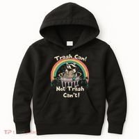 Funny Trash Talker Trash Can Not Trash Cant Kids Hoodie thumb 0