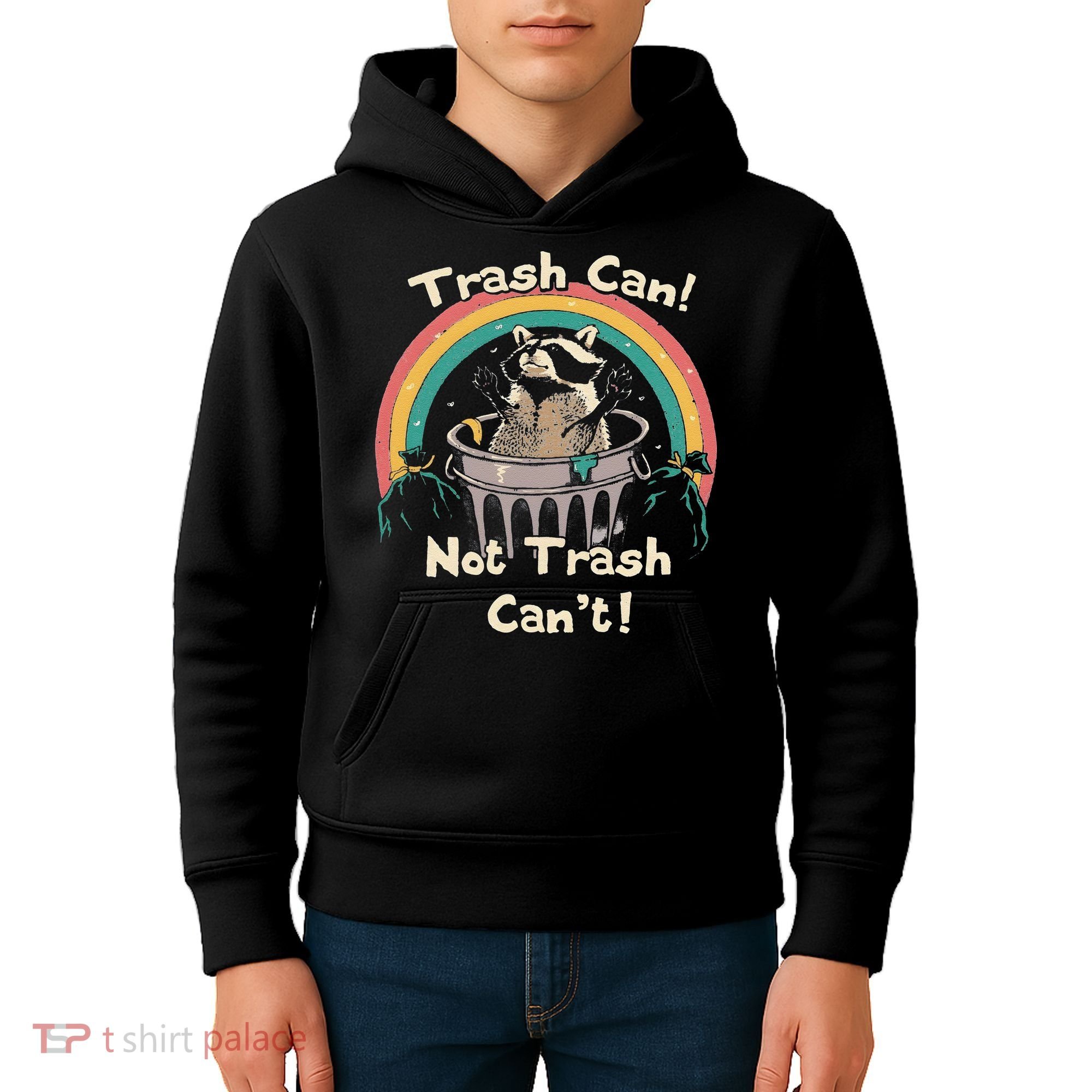 Funny Trash Talker Trash Can Not Trash Cant Kids Hoodie