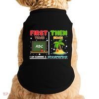 First Teach Then Beach I Am Earning A Summerbreak Doggie Tank thumb 0