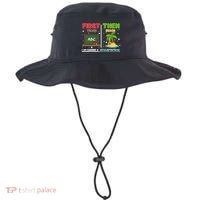 First Teach Then Beach I Am Earning A Summerbreak Bucket Hat thumb 0