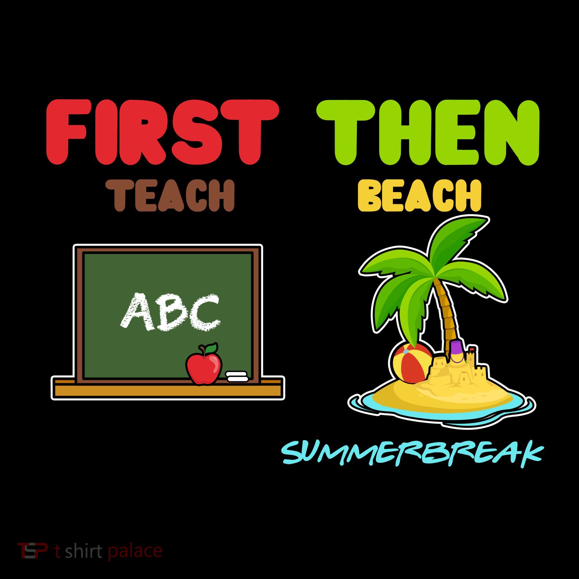 First Teach Then Beach I Am Earning A Summerbreak Coffee Mug