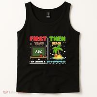 First Teach Then Beach I Am Earning A Summerbreak Tank Top thumb 2