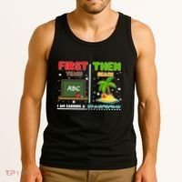 First Teach Then Beach I Am Earning A Summerbreak Tank Top thumb 3