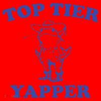 Funny Top Tier Yapper Funny Meme Cowboy Frog Yapping Quote Santa Hat thumb 1
