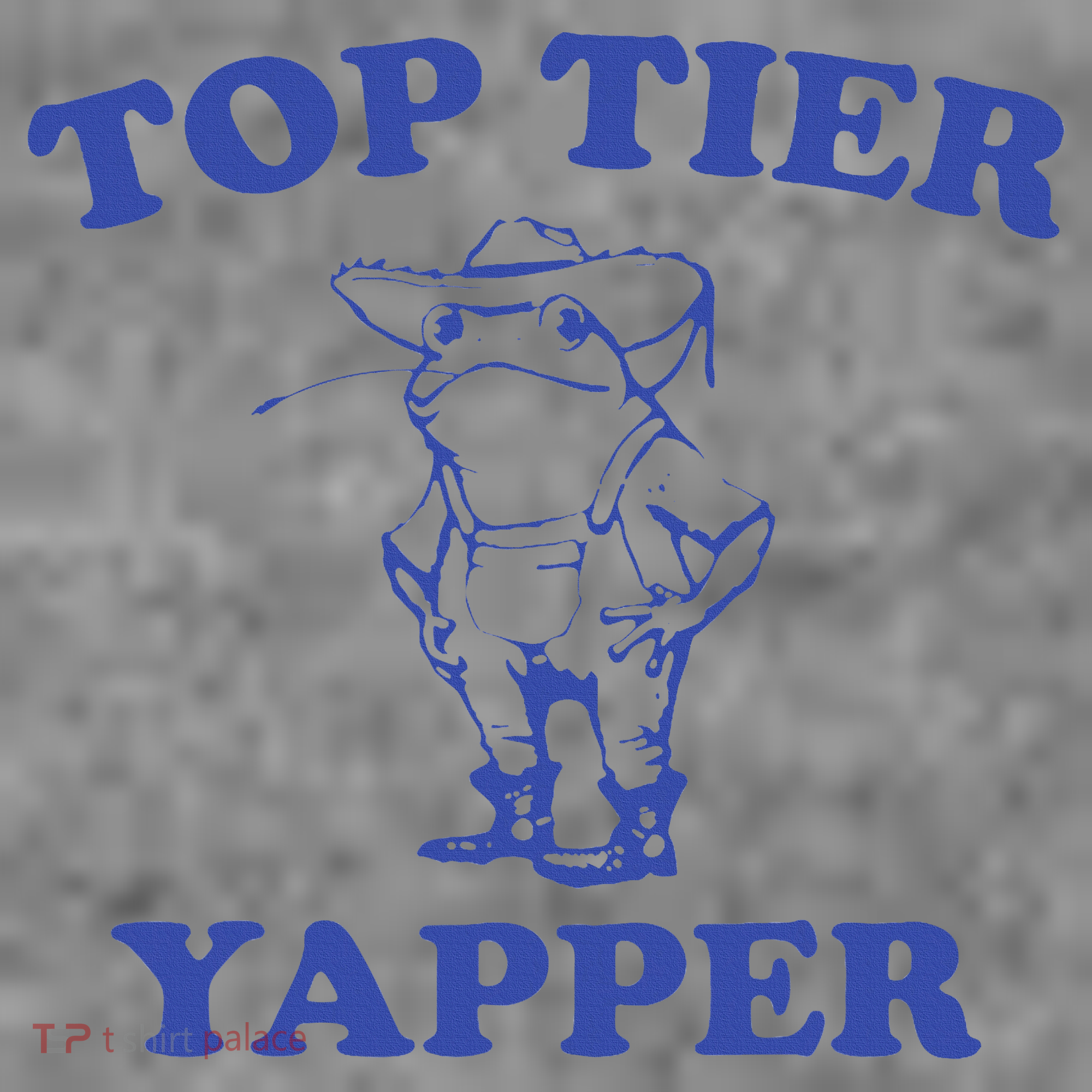 Funny Top Tier Yapper Funny Meme Cowboy Frog Yapping Quote Toddler Hoodie