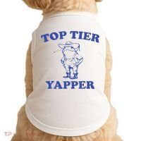 Funny Top Tier Yapper Funny Meme Cowboy Frog Yapping Quote Doggie Tank thumb 0