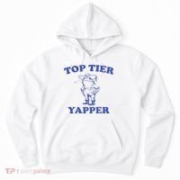 Funny Top Tier Yapper Funny Meme Cowboy Frog Yapping Quote Hoodie thumb 0