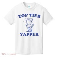 Funny Top Tier Yapper Funny Meme Cowboy Frog Yapping Quote Kids T-Shirt thumb 0