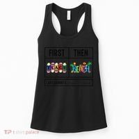 First Teach Then Beach I Am Earning A Summer Break Teacher Women's Tank Top thumb 0